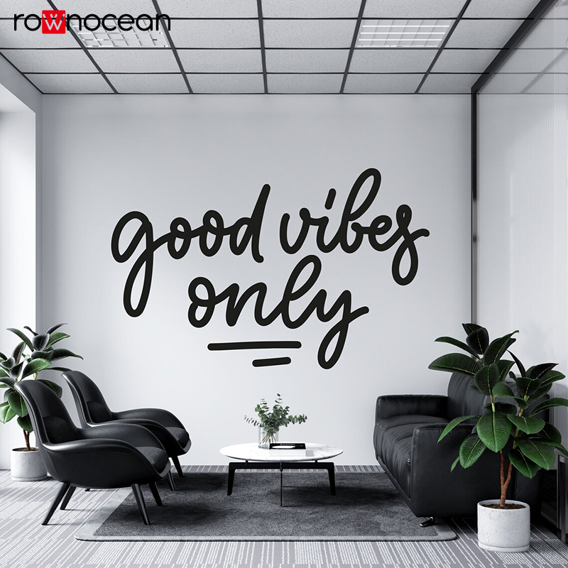 Home Gym Vibes - Calcomanía de pared Good Vibes, reglas