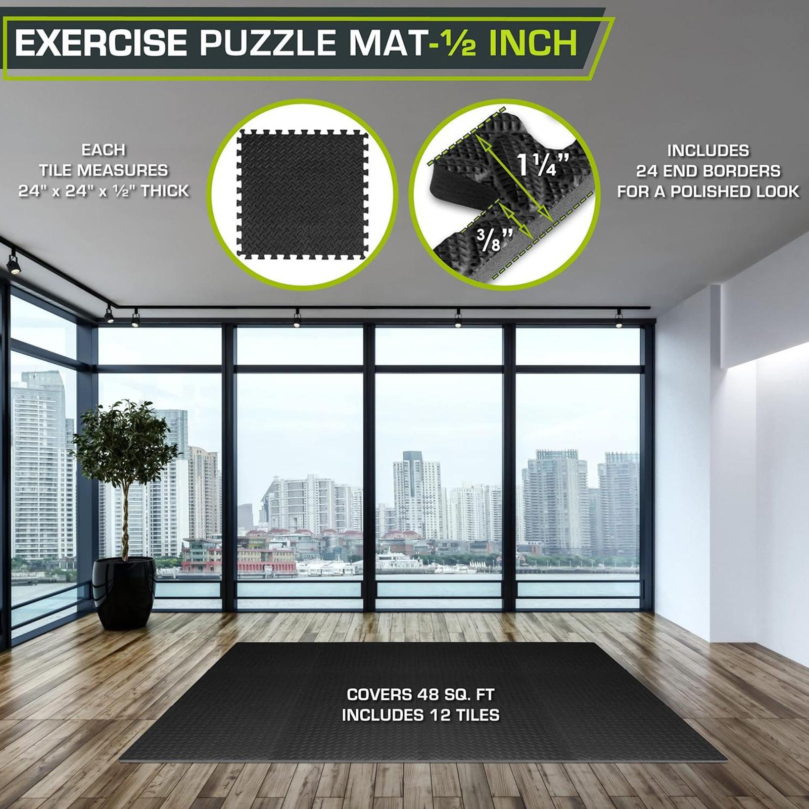Home Gym For Toddlers - Azulejos de gimnasio, 12 piezas, rompecabezas