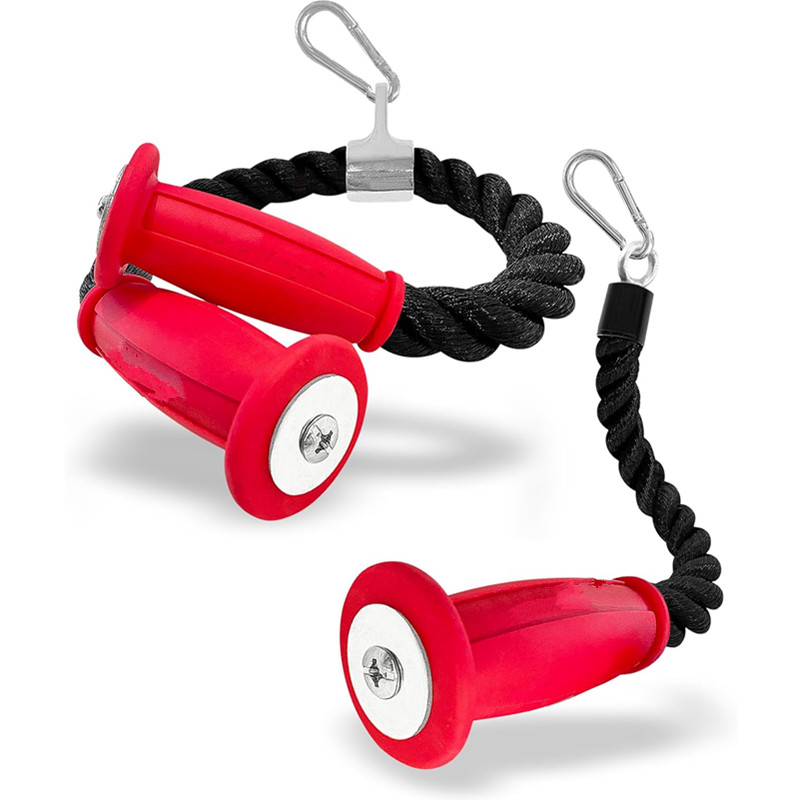 Home Gym Weight Machine - Cuerdas ergonómicas para tríceps, accesorio de