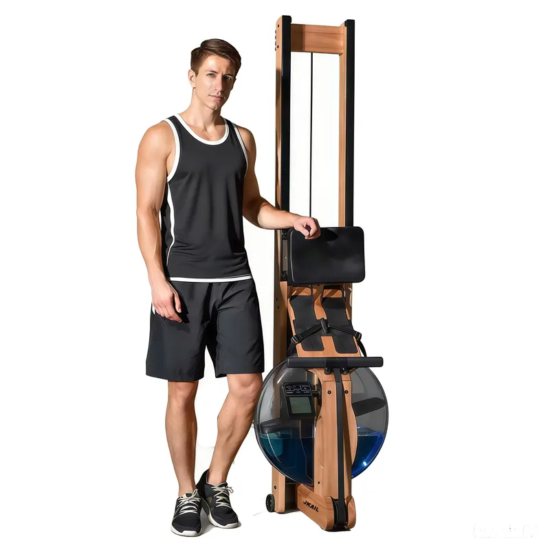 Home Gym Rowing Machine - Máquina de remo acuática ajustable de