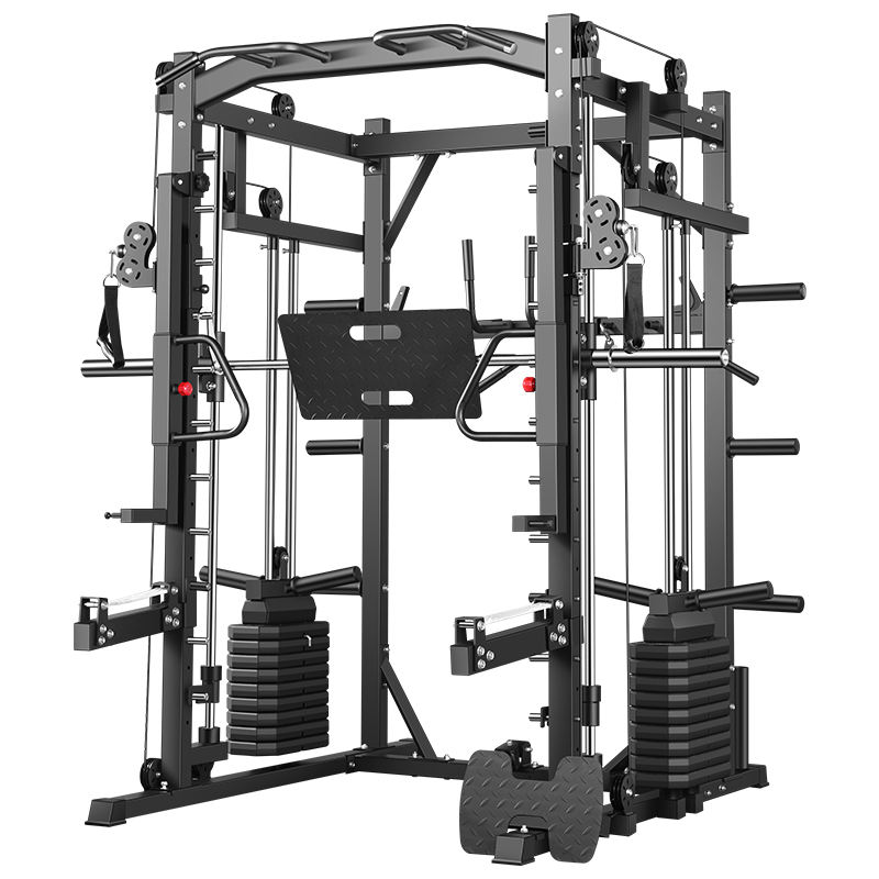 Home Gym Weight Machine - Máquina Smith, Rack de Potencia para