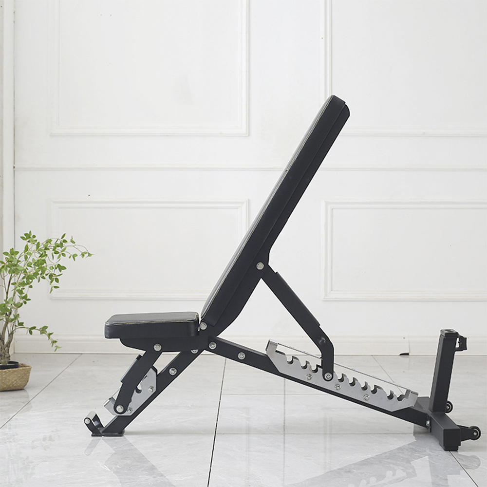 Home Gym Bench - Bancos ajustables con mancuernas planas plegables