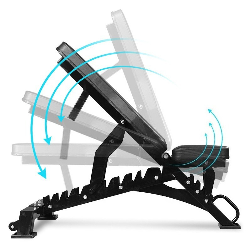Home Gym Bench - Banco de pesas ajustable de metal