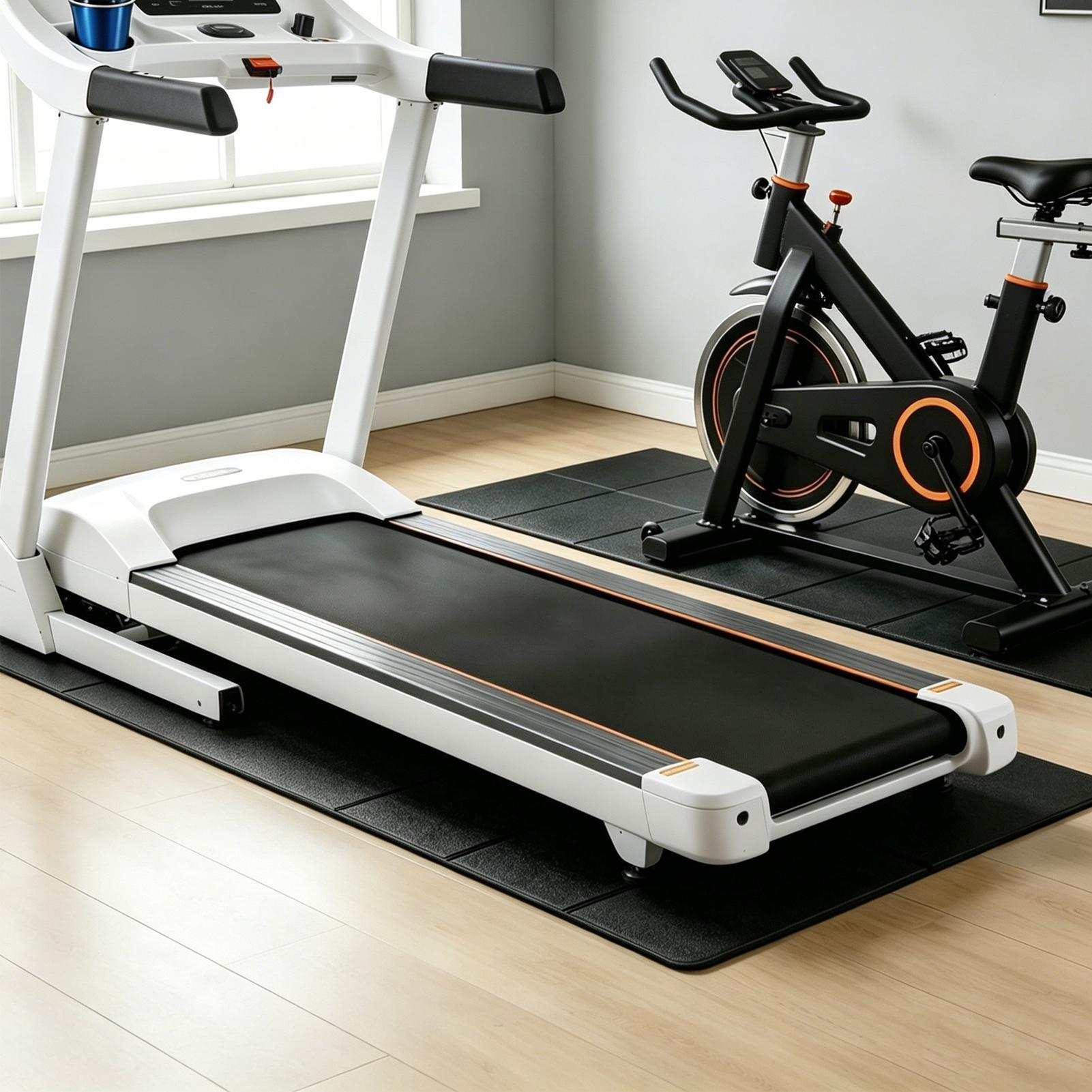 Home Gym Floor - Almohadillas para cinta de correr, antideslizantes,