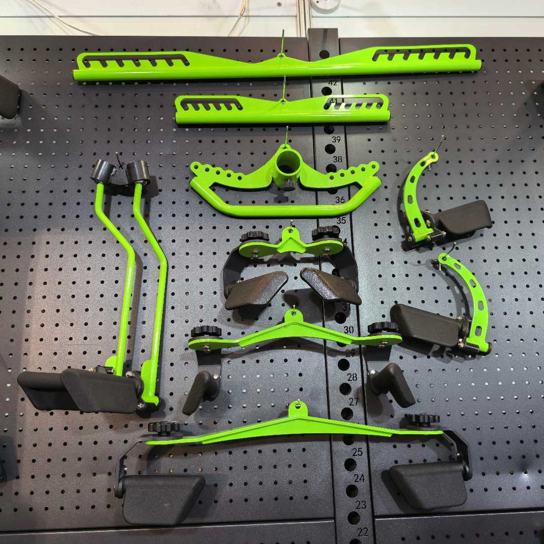 Home Gym Rowing Machine - Agarraderas para Polea de Tracción, Barra