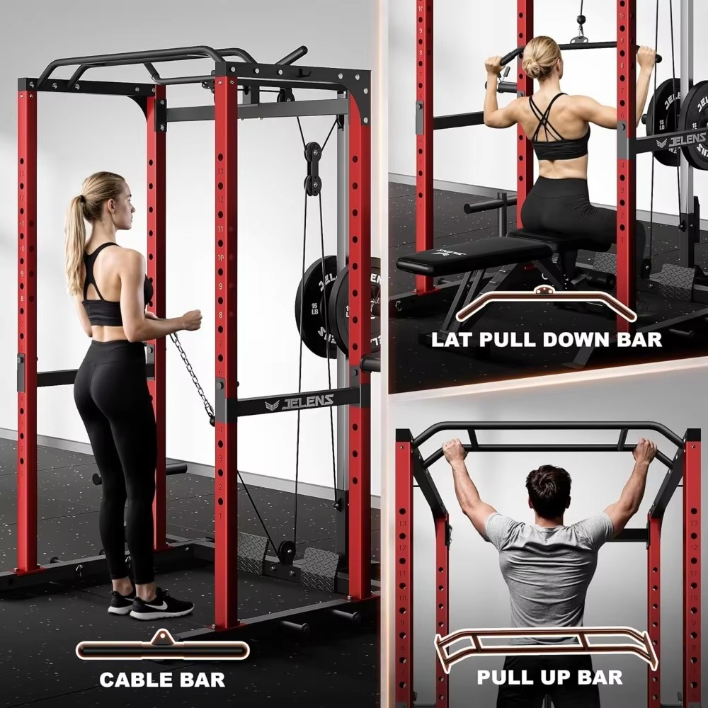 S21 Power Cage, Rack Multifunc - Home Gym Cable Machine reseña y precio