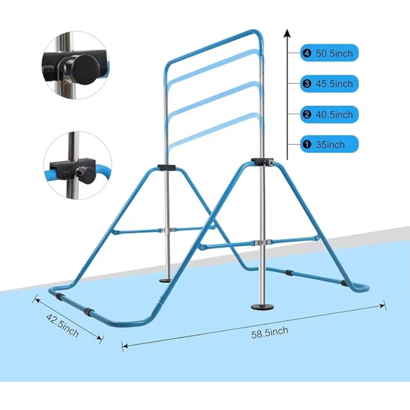 Barra de piso horizontal ajust - Home Gym Floor reseña y precio