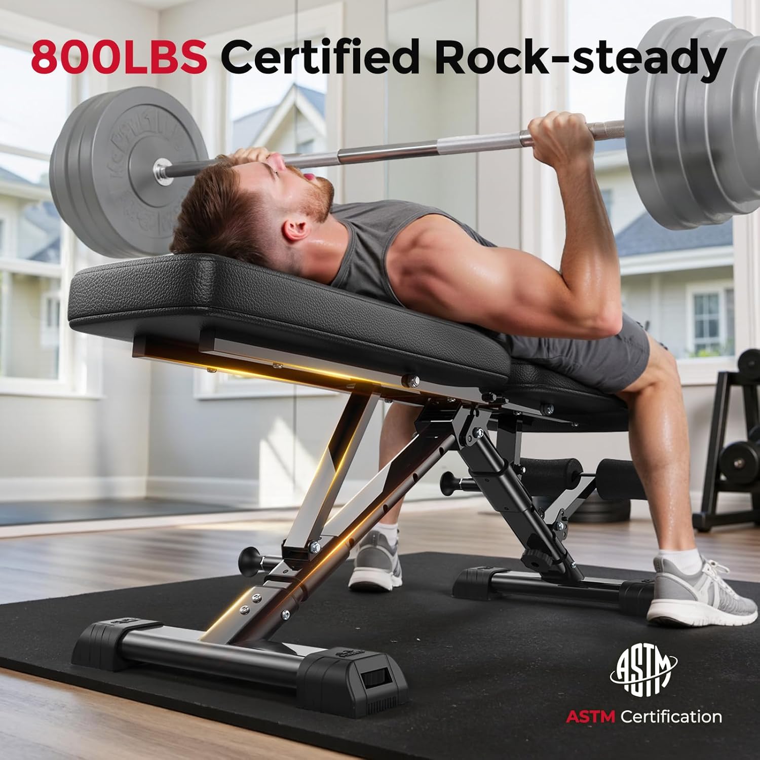 Banco de pesas ajustable para  - Home Gym Bench reseña y precio