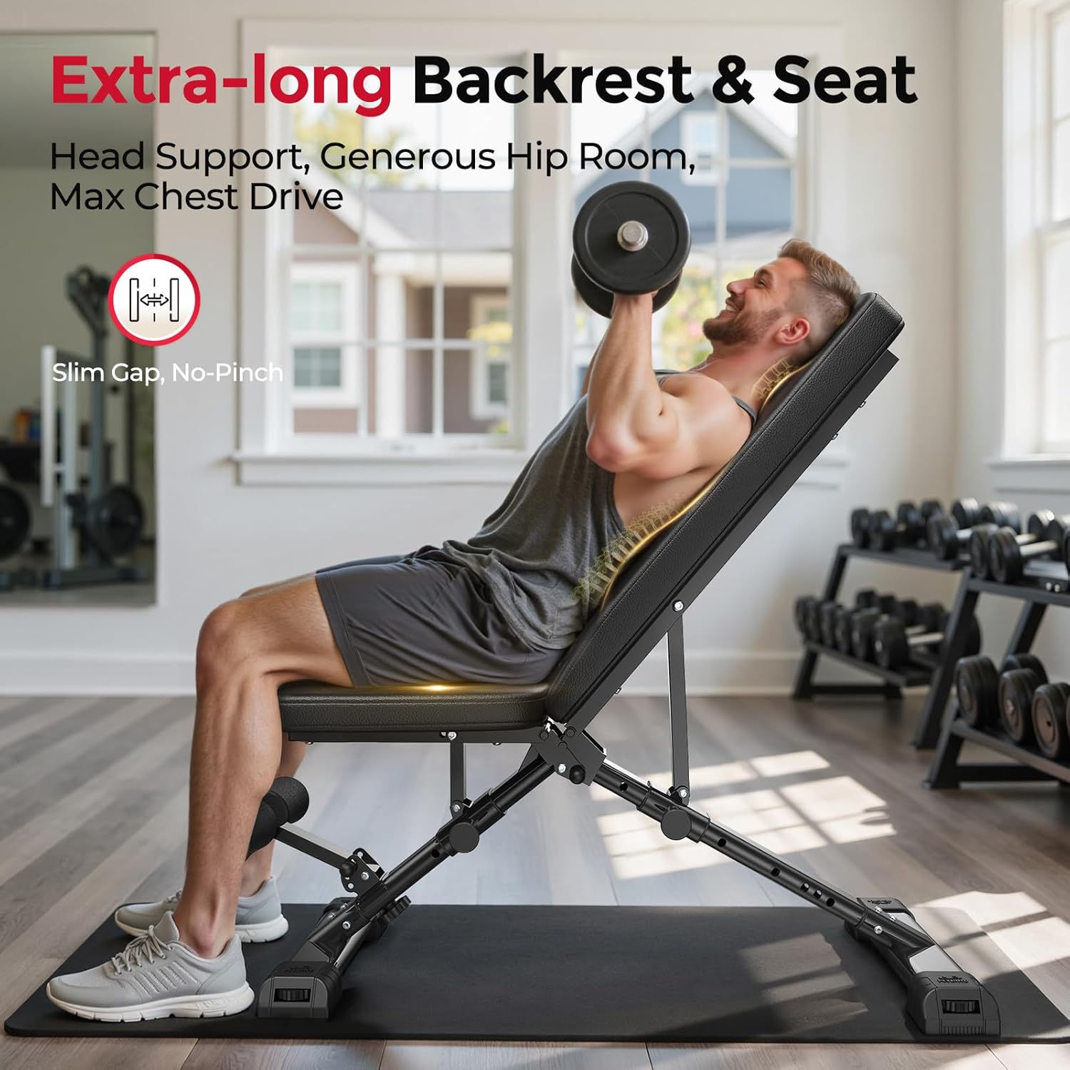 Banco de pesas ajustable para  - Home Gym Bench reseña y precio