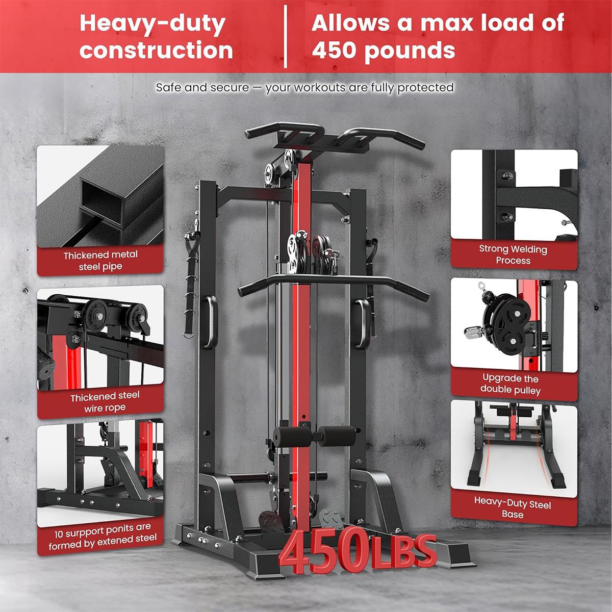 Máquina de Gimnasio Pooboo par - Home Gym Rowing Machine reseña y precio