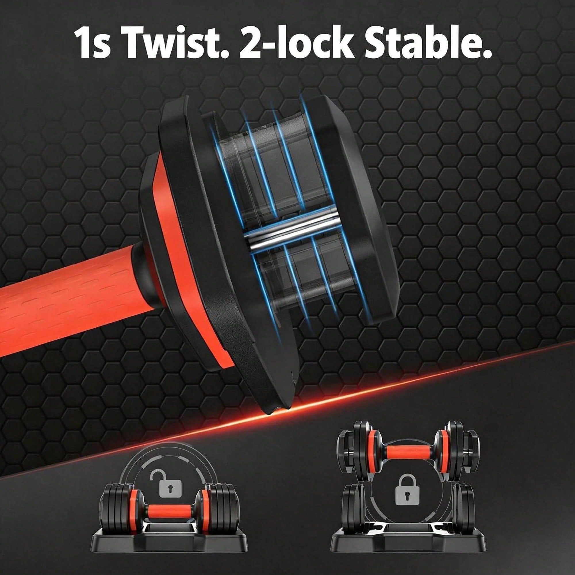 Juego de mancuernas ajustables - Home Gym Options reseña y precio