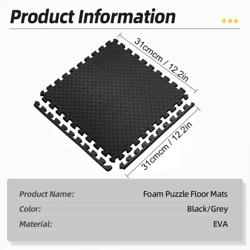 Cómodas alfombrillas de protec - Home Gym Floor reseña y precio