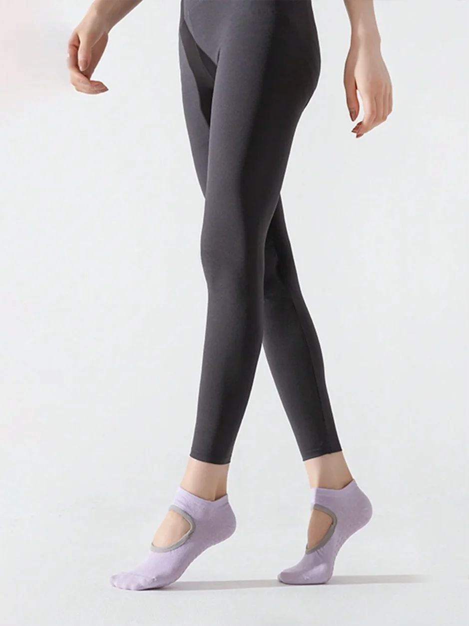 1/6_Pairs calcetines de Yoga a - Home Gym Floor reseña y precio