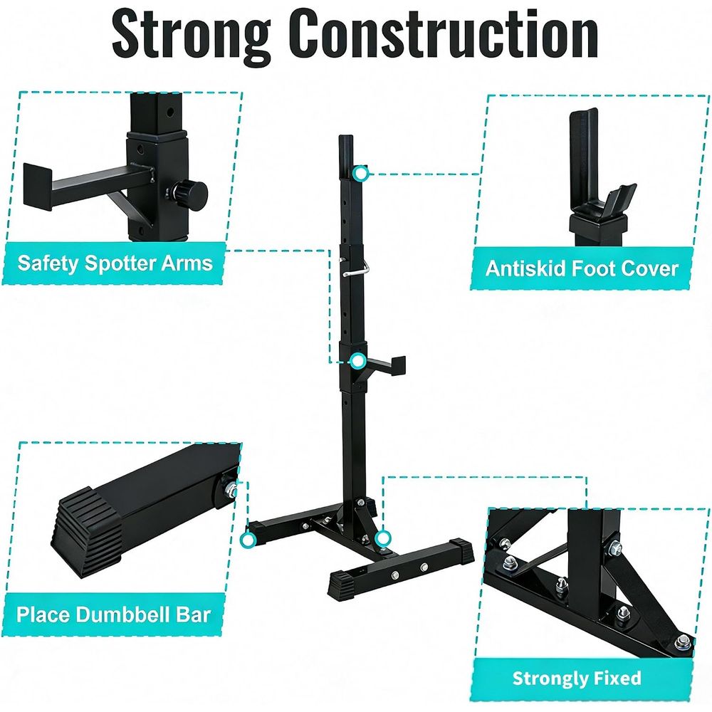 Soporte para Sentadillas y Pre - Home Gym Bench reseña y precio