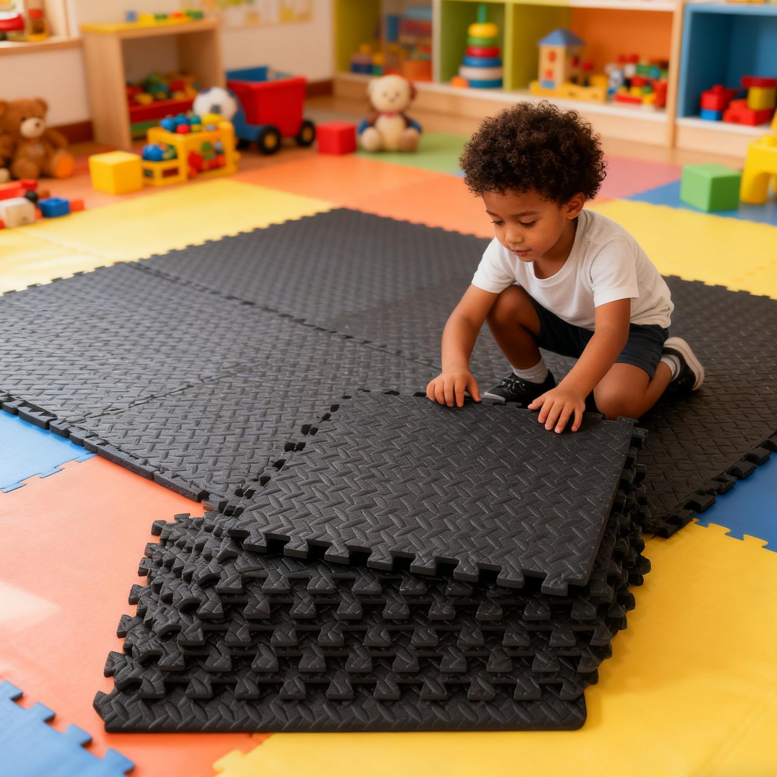 Azulejos de gimnasio, 12 pieza - Home Gym For Toddlers reseña y precio