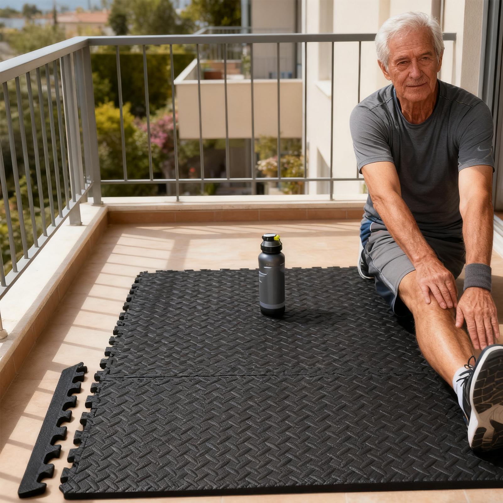 Tapetes entrelazados, 12 pieza - Home Gym For Toddlers reseña y precio