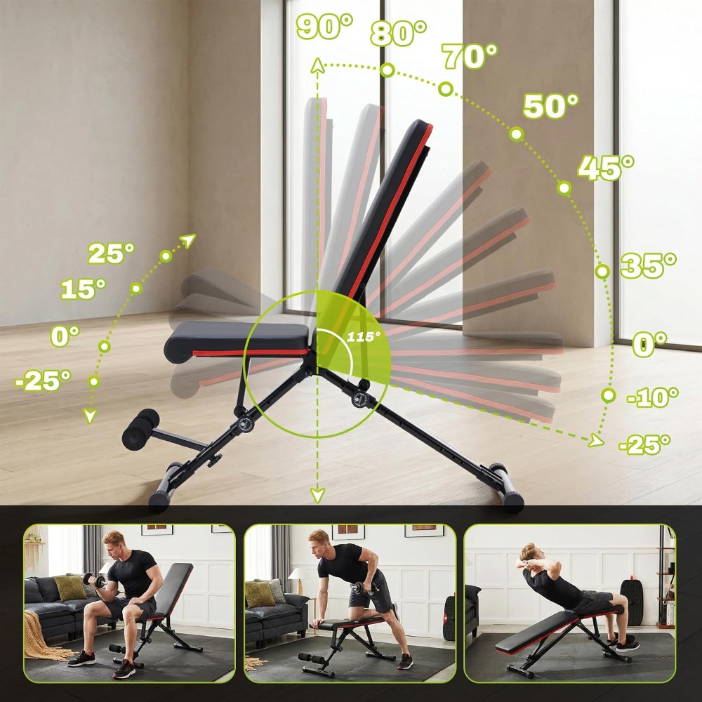 Banco de pesas ajustable para  - Home Gym Bench reseña y precio