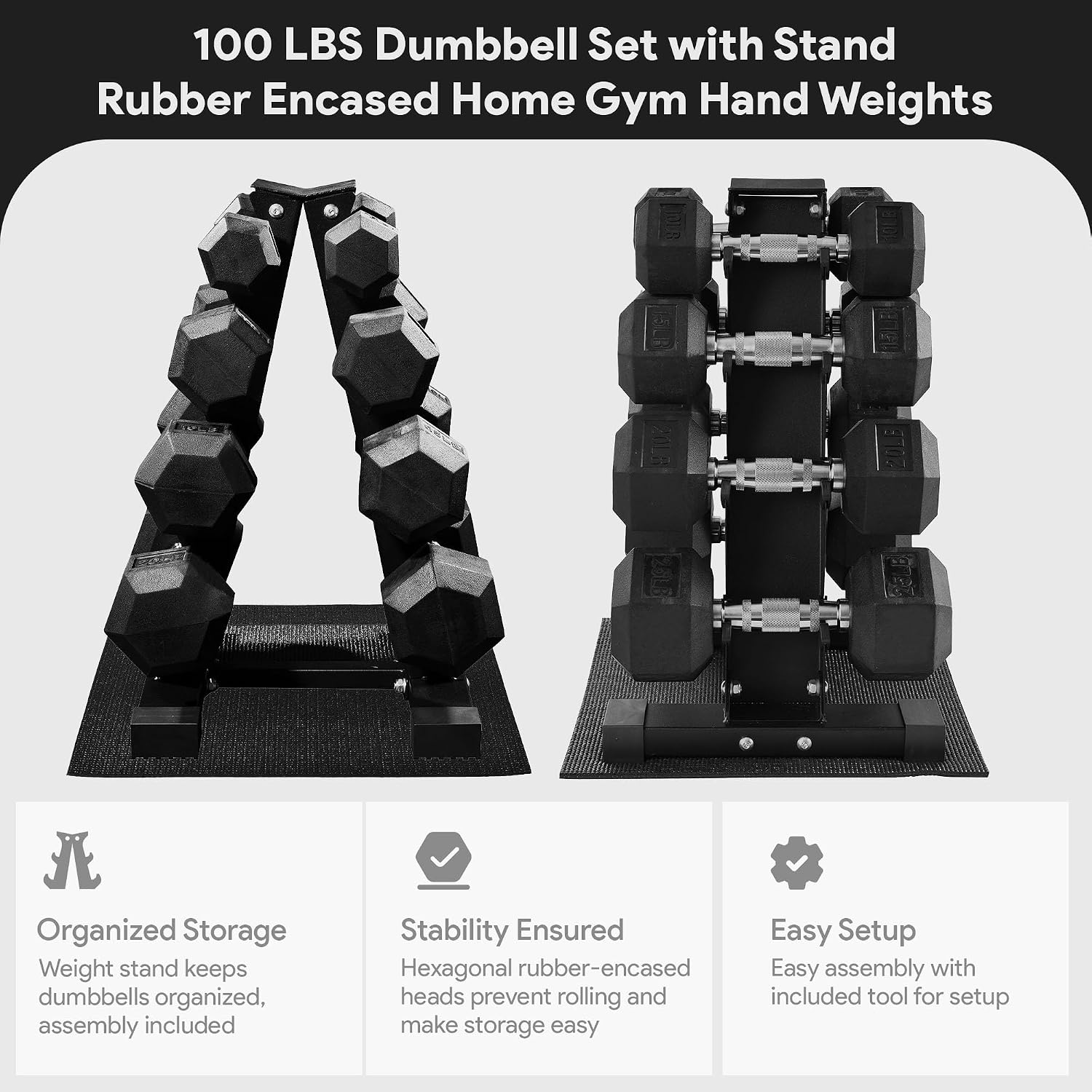 Juego de Mancuernas Hexagonale - Home Gym Options reseña y precio