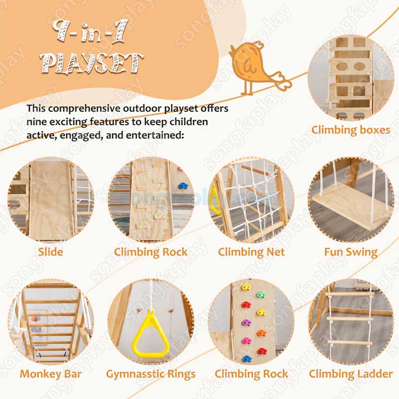 Estructura de Escalada de Made - Home Gym For Toddlers reseña y precio