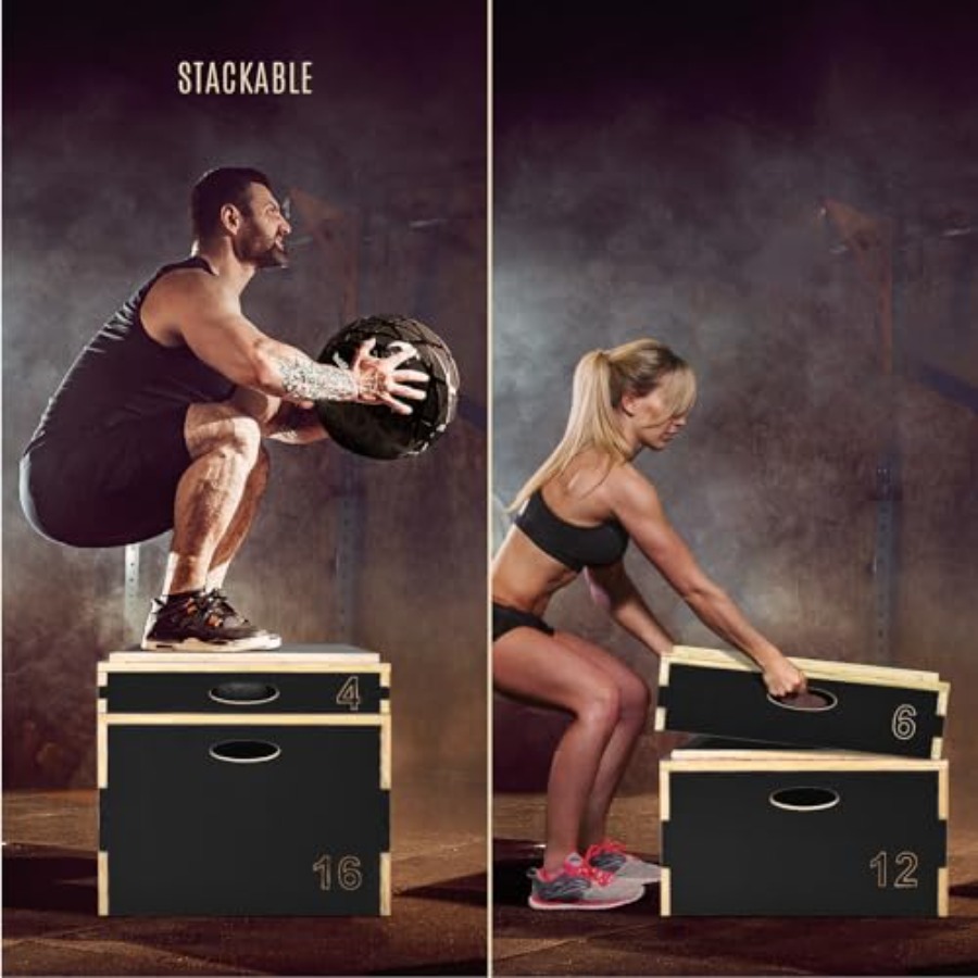 Caja Pliométrica de Madera 3 e - Home Gym Options reseña y precio