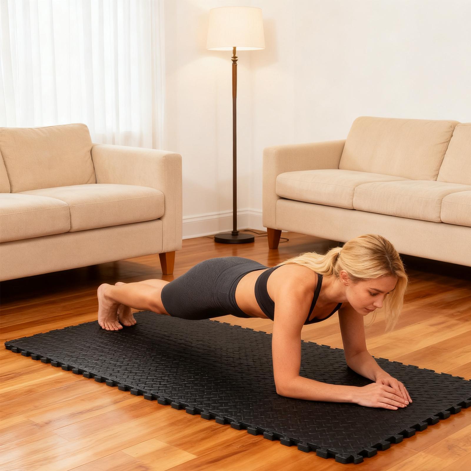 Esteras entrelazadas, acolchad - Home Gym For Toddlers reseña y precio