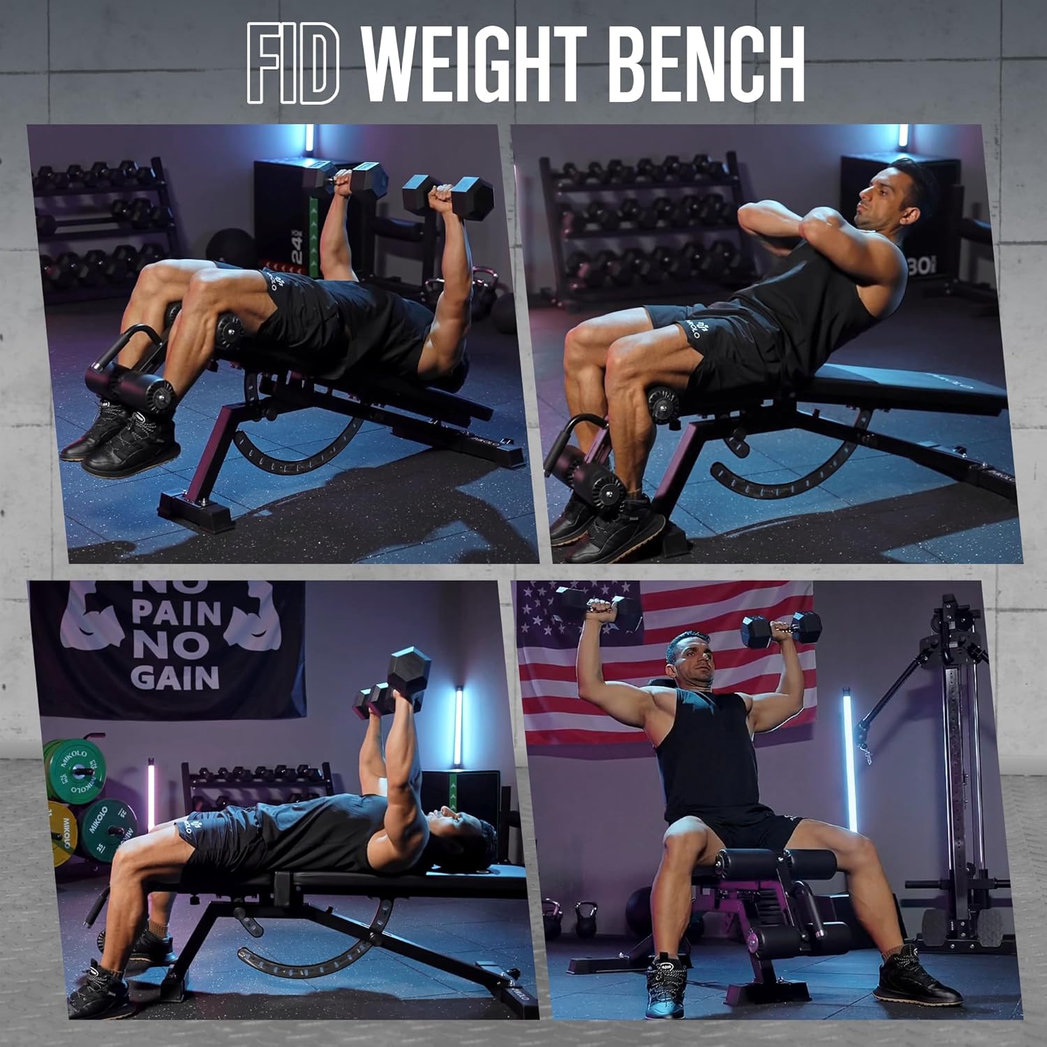 Banco de Pesas para Gimnasio e - Home Gym Bench reseña y precio