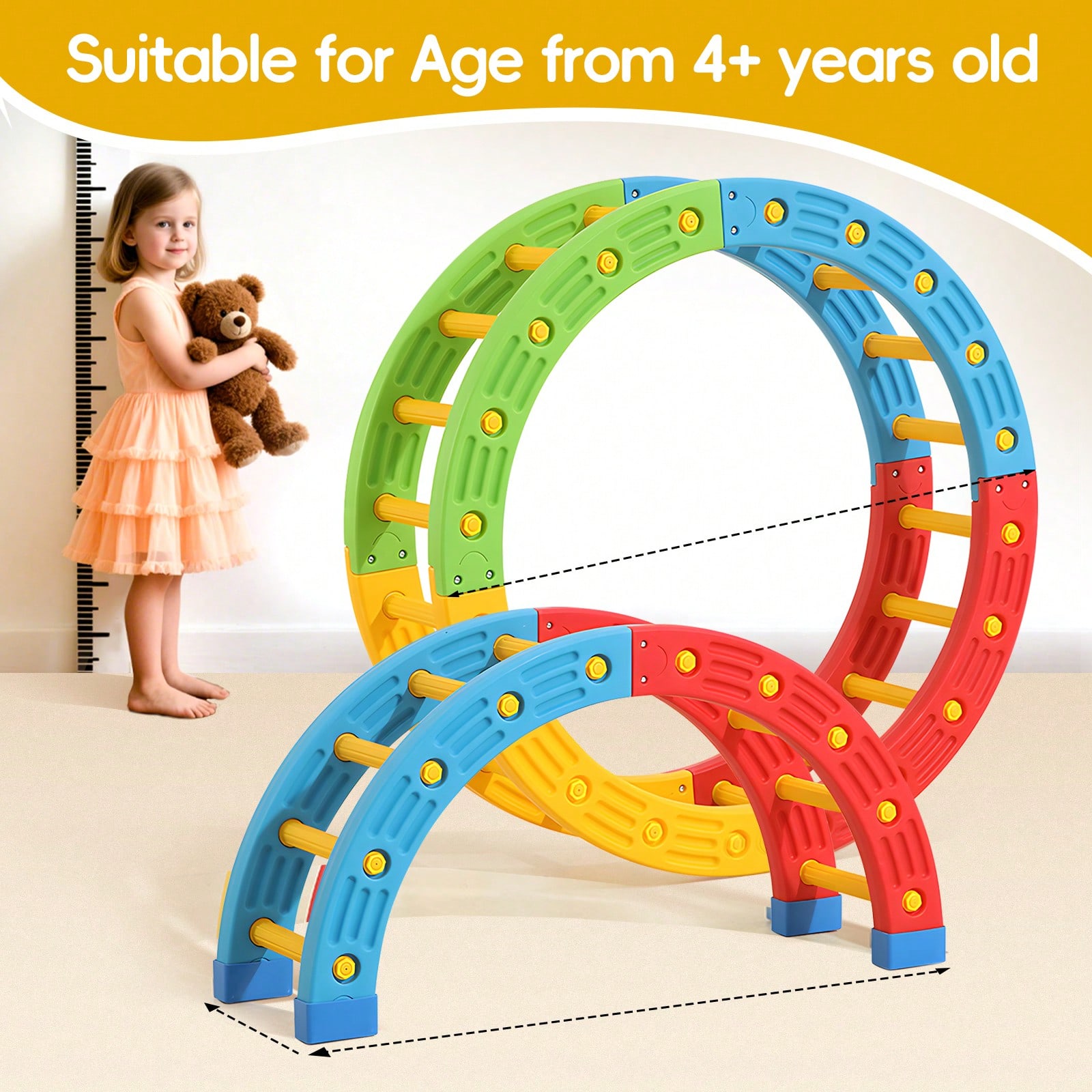 GCCSJ Juguetes de escalada ple - Home Gym For Toddlers reseña y precio