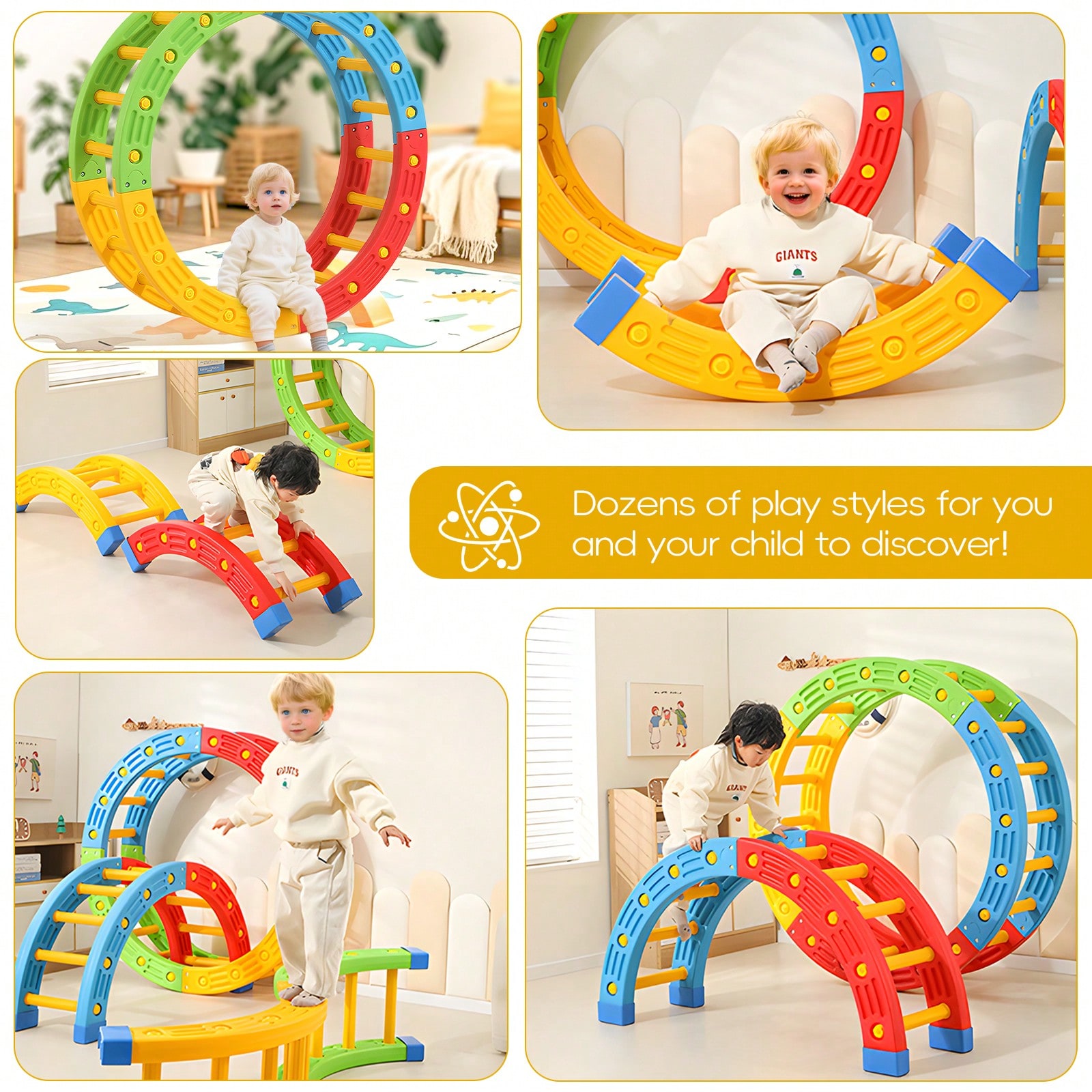 GCCSJ Juguetes de escalada ple - Home Gym For Toddlers reseña y precio