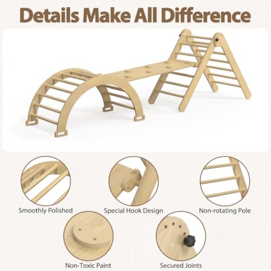 Juego de escalada para niños p - Home Gym For Toddlers reseña y precio