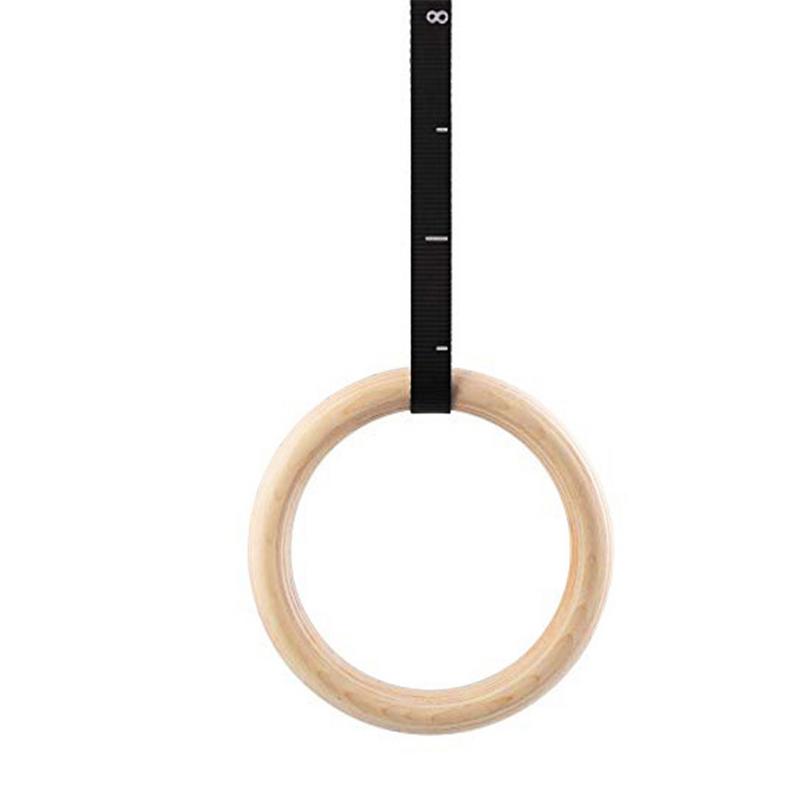 Anillos gimnásticos de madera  - Home Gym Options reseña y precio