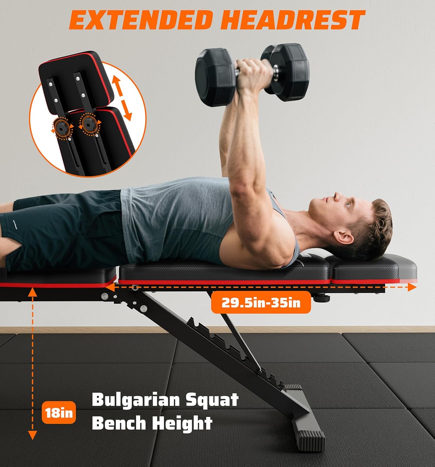 Banco de Pesas Plegable para G - Home Gym Bench reseña y precio