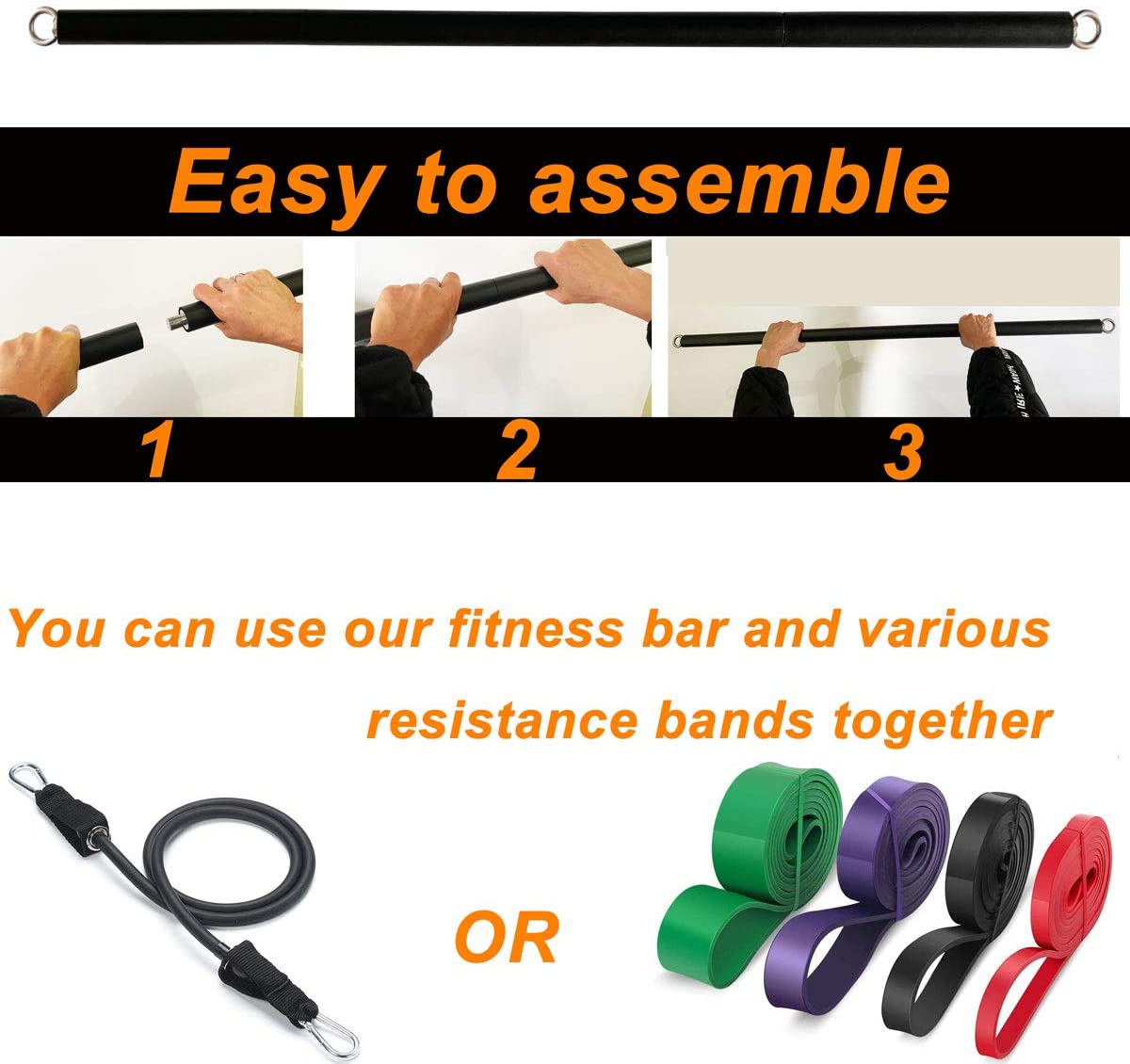 Banda elástica de resistencia  - Home Gym Weight Machine reseña y precio